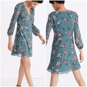 MADEWELL MARGUERITE DRESS IN BUTTERFLY GARDEN WOMEN SIZE 2